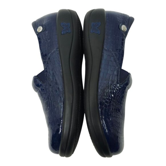 Alegria Reptile Print Slip On Clog Women US 9 EU 39 Leather Comfort Shoe KEL-805 - Picture 5 of 16